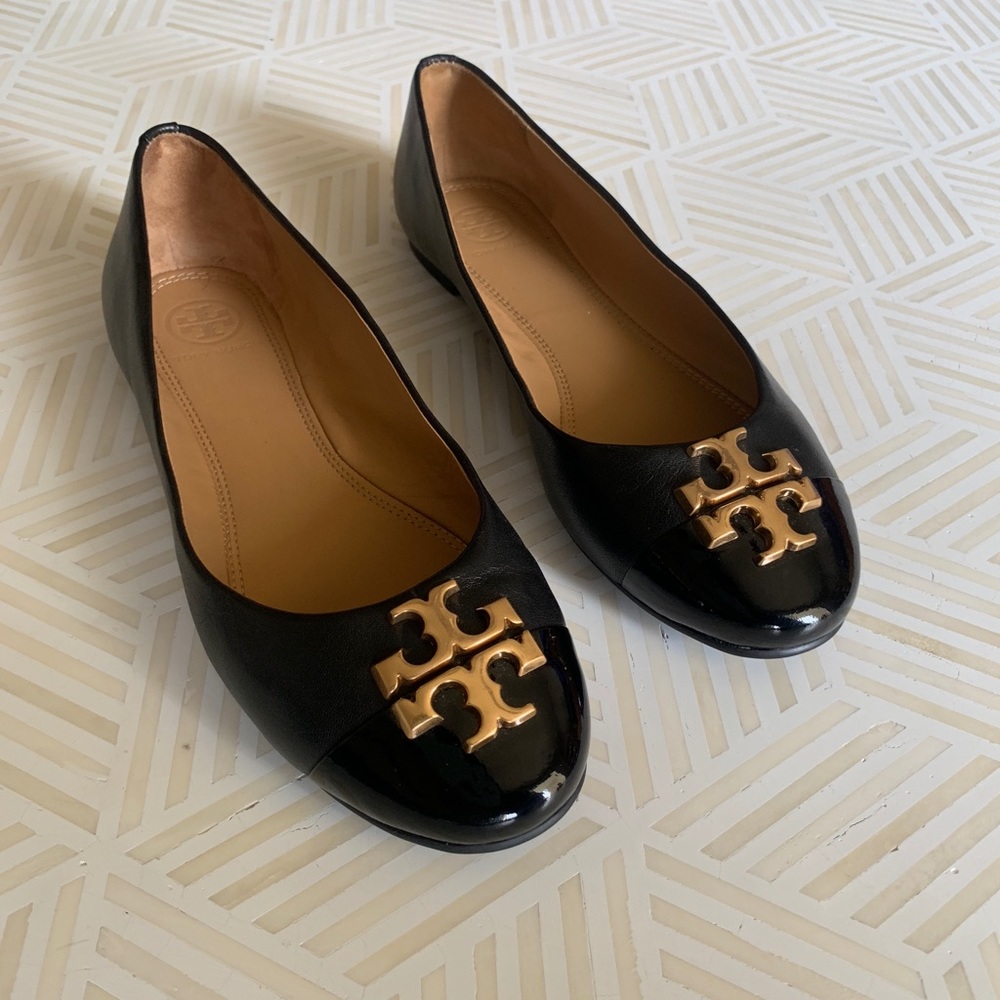 Tory Burch Everly Cap Toe Ballet Flat